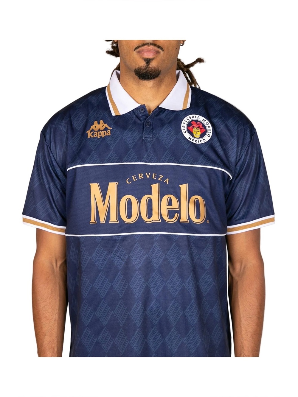 KAPPA Modelo x Kappa Authentic Sanjay Jersey - Blue Evening NWT